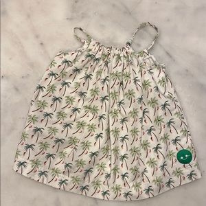 Girl’s Green Button Dress